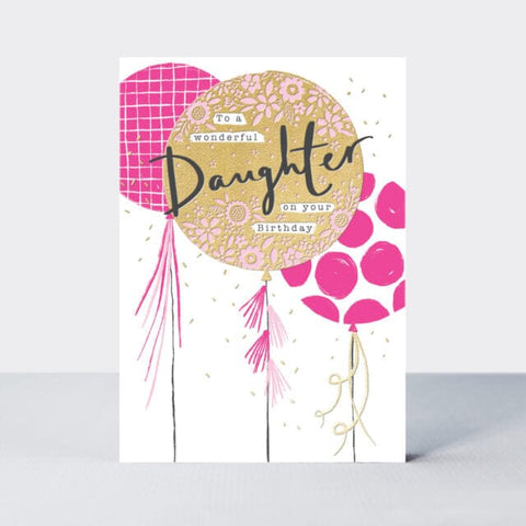 Card – Wonderful Daughter Birthday Cards Birthday Female Relation Rachel Ellen 