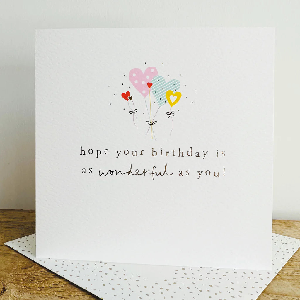 Wonderful Birthday Card Cards Birthday General Megan Claire 