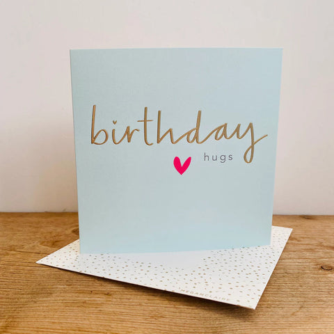 Birthday Hugs Card Cards Birthday General Megan Claire 