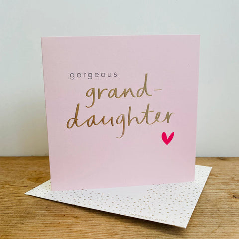 Gorgeous Granddaughter Card Cards Birthday Female Relation Megan Claire 