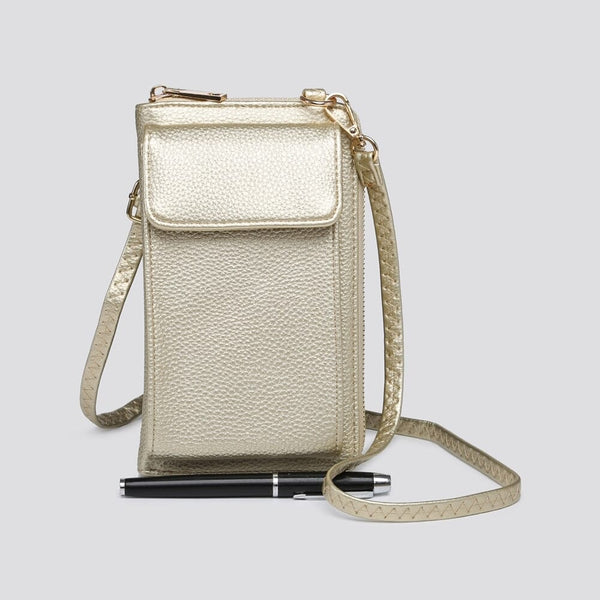 Callie Crossbody Bag (Various Colours Available) Handbags Pretty Little Things Gold 