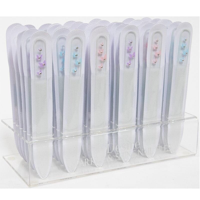 Glass Nail File – Diamante Butterfly Hands Pretty Little Things 