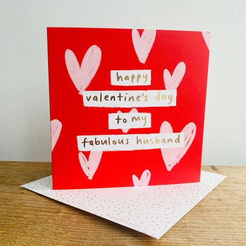 Card - Happy Valentine’s Husband Cards Valentines Megan Claire 