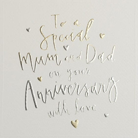 Mum & Dad On Your Anniversary Card Cards Anniversary Paperlink 