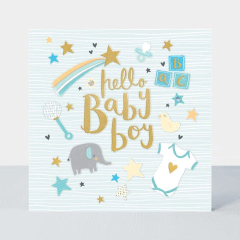 Card – Hello Baby Boy Cards Baby Rachel Ellen 