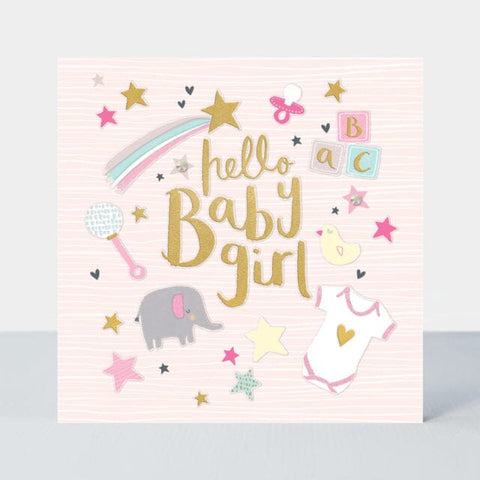 Card – Hello Baby Girl Cards Baby Rachel Ellen 