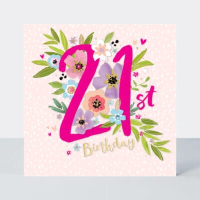 Card – 21st Birthday Cards Birthday Ages Rachel Ellen 