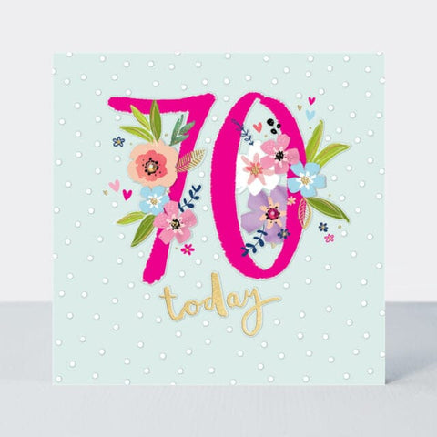 Card - 70th Birthday Cards Birthday Ages Rachel Ellen 