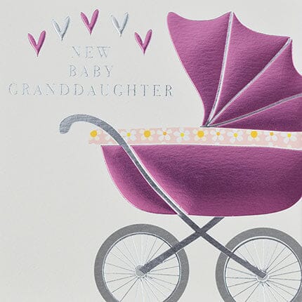 Card - New Baby Granddaughter Cards Baby Wendy Jones Blackett 