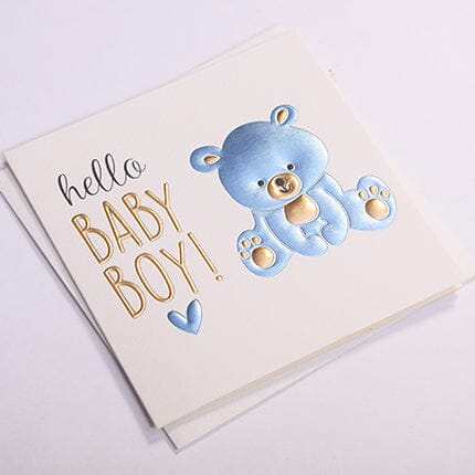 Card - Hello Baby Boy Cards Baby Wendy Jones Blackett 