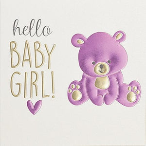 Card - Hello Baby Girl – Pretty Little Things Boutique