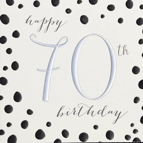 Card - Happy 70th Birthday Cards Birthday Ages Wendy Jones Blackett 