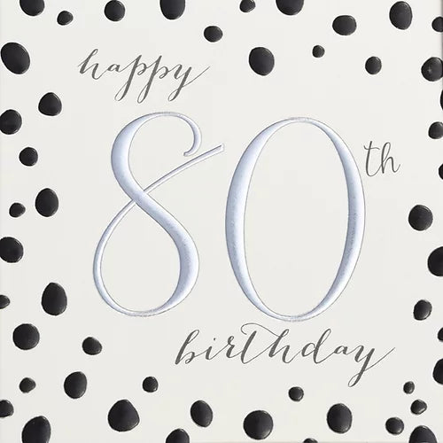 Card - Happy 80th Birthday – Pretty Little Things Boutique