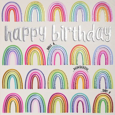 Card - Birthday Rainbows Cards Birthday General Wendy Jones Blackett 