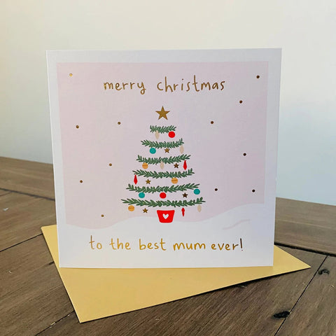 Card – Merry Christmas Mum Cards Christmas Megan Claire 