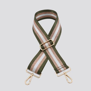 Bag Strap - Stripes Khaki Handbag Straps Pretty Little Things 