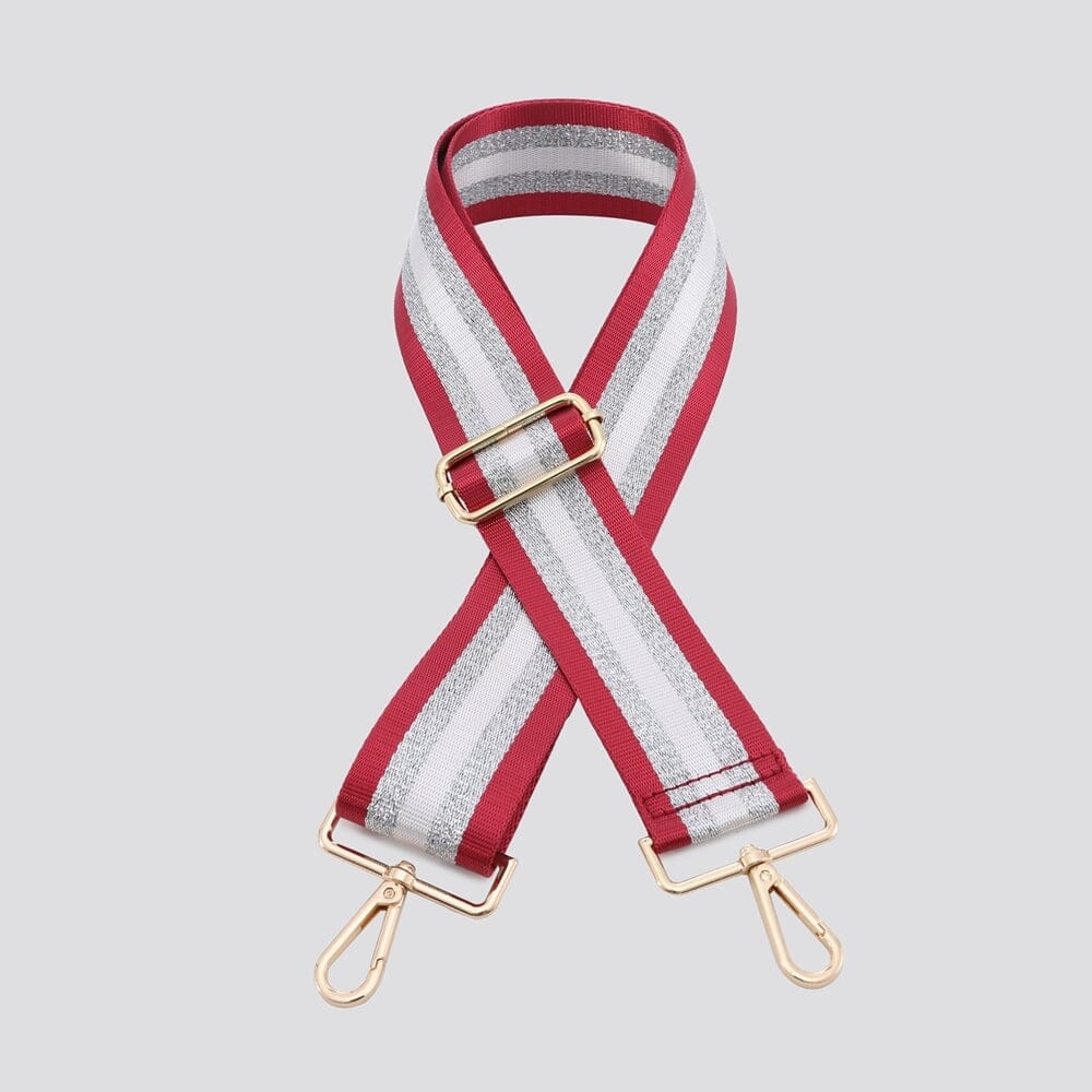 Bag Strap - Stripes Red Handbag Straps Pretty Little Things 