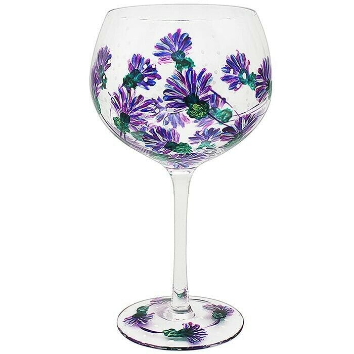Gin Glass - Thistle Hand Painted Glass Pretty Little Things 