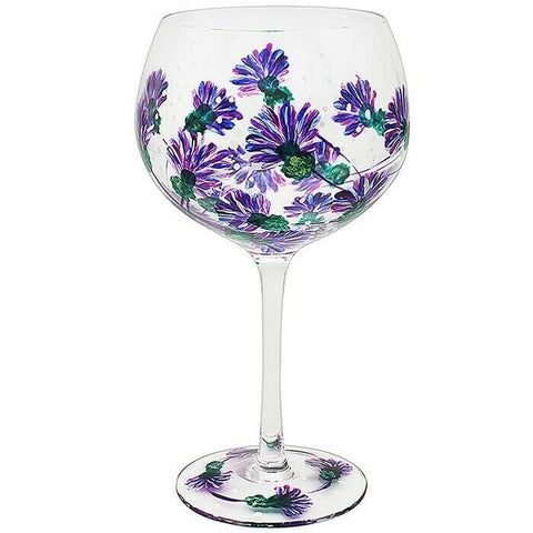 Gin Glass - Thistle Hand Painted Glass Pretty Little Things 
