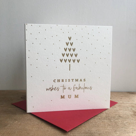 Card - Merry Christmas Mum Cards Christmas Megan Claire 