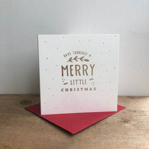 Card - Merry Little Christmas Cards Christmas Megan Claire 