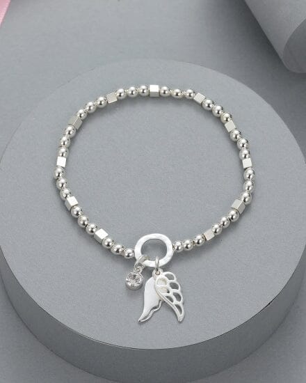 Bracelet - Angel Wings Silver Bracelets Pretty Little Things 