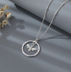 Necklace - Bee Silver